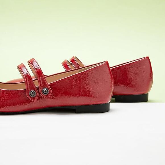 Caparros Red Women's Flats - Picture 4 of 6